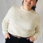 Heavy Knit Unisex Jumper-White