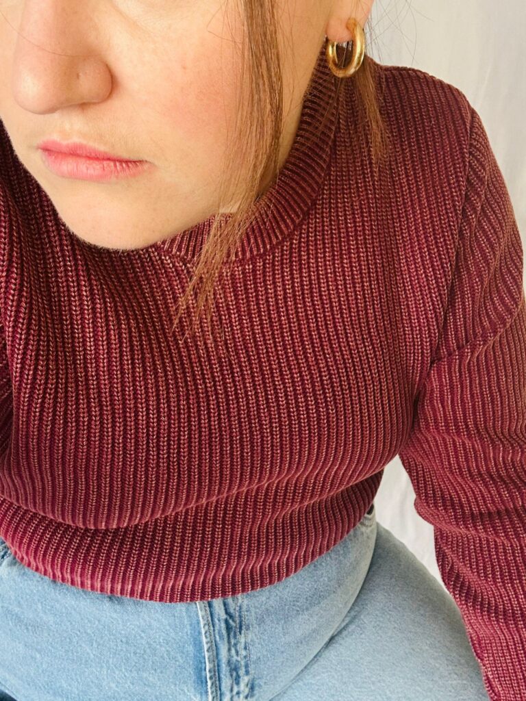 Women's Rib Knit Jumper - Image 6