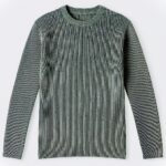 Women's Stone Washed Rib Knit Jumper