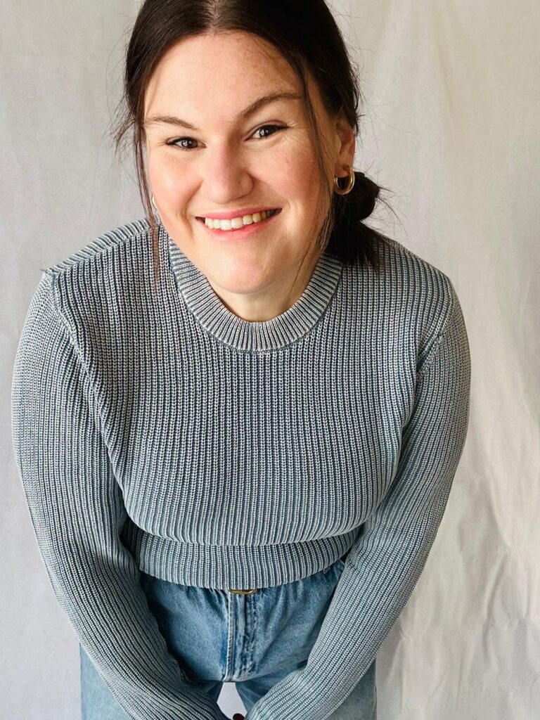 Women's Stone Washed Rib Knit Jumper - Image 4